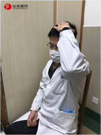 按摩百会穴